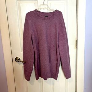 Tall Cozy Purple Sweater